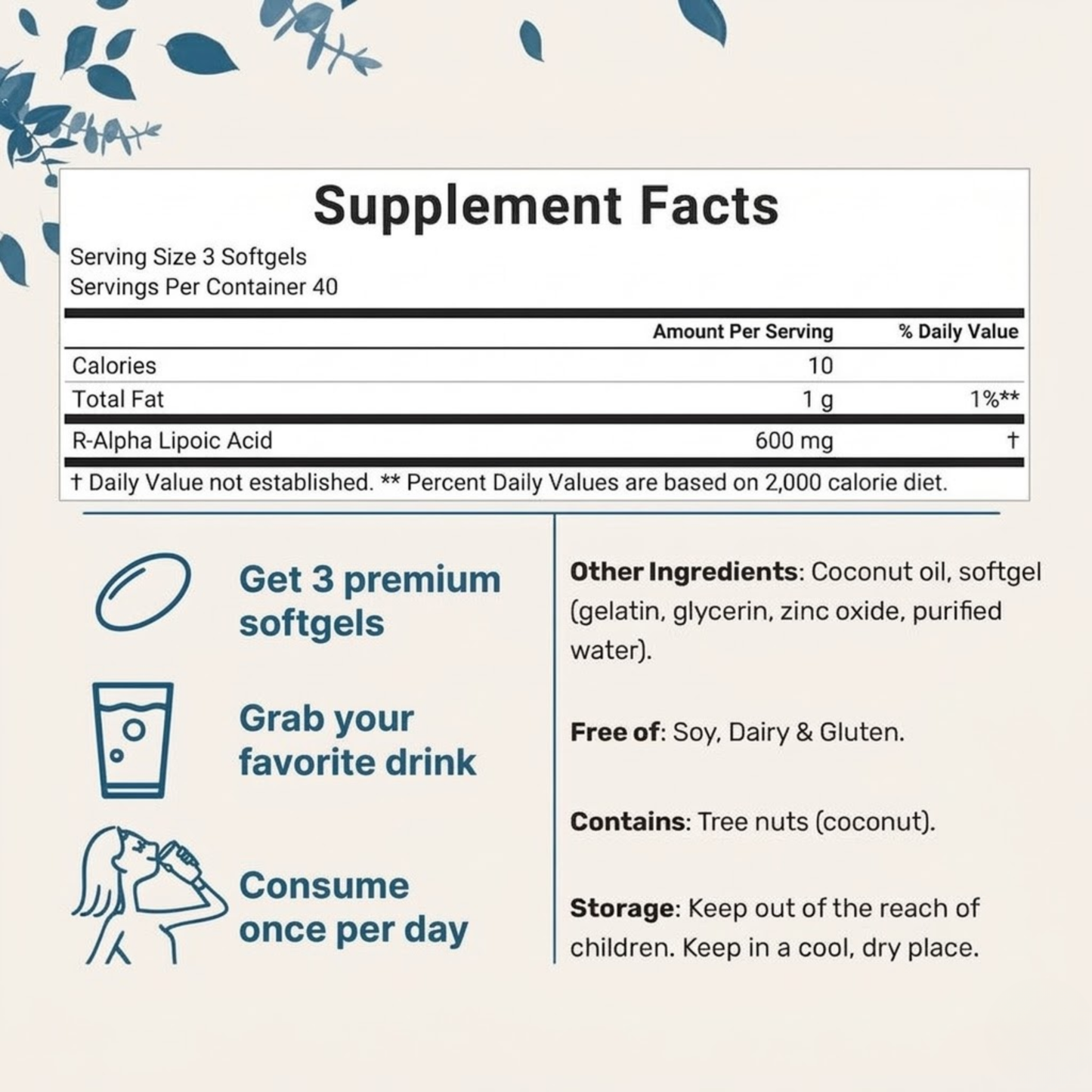 Lumero R Alpha Lipoic Acid